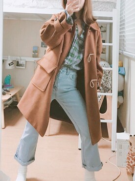 김지혜 is wearing UNIQLO