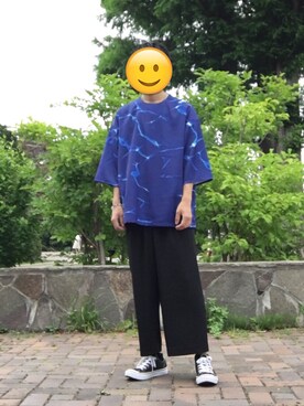 わんこ is wearing HARE "SURFACEガラプルオーバー(HARE)"