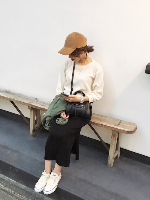 小物使いでおしゃ見え♡シンプルコーデ♡