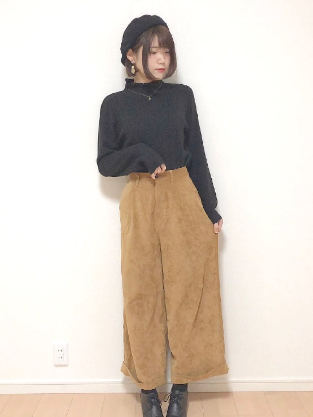 ガーリーなコーデにも!