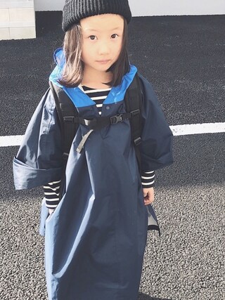 バニージョイ☆使用「Columbia（【KIDS】スペイパインズユースポンチョ）」的時尚穿搭