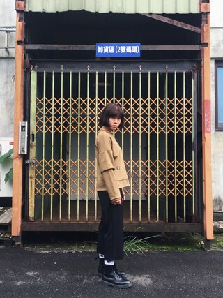 aryntky is wearing Dr. Martens "Dr. Martens 1460 Mono Boot"
