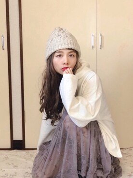 マチコさんの「スウェットプルパーカ(長袖)(ユニクロ)」を使ったコーディネート