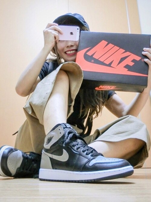 獣神見習いグレ子使用「nike(ナイキ キッズヘリテージキャップ)」的