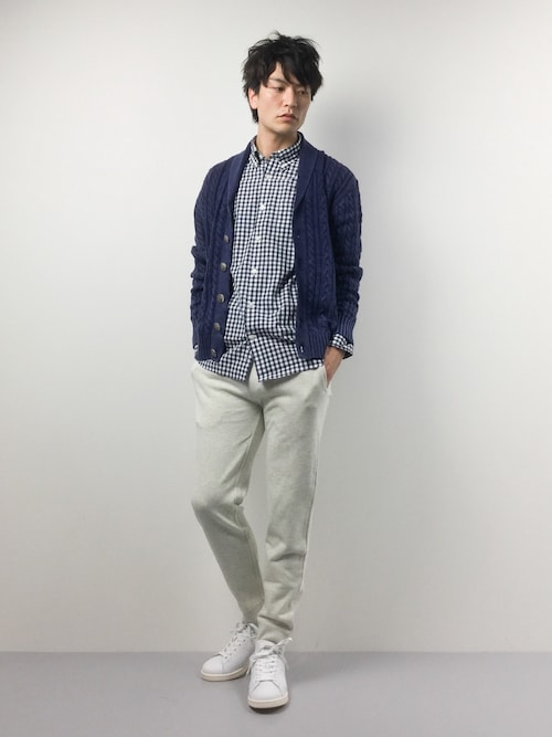 ZOZOTOWN中嶋时男さんのカーディガンを使