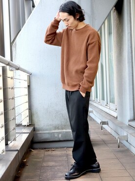 Confirm Online|confirmさんの「Confirm / コンファーム ストレッチプードルボアスウェット(Confirm)」を使ったコーディネート