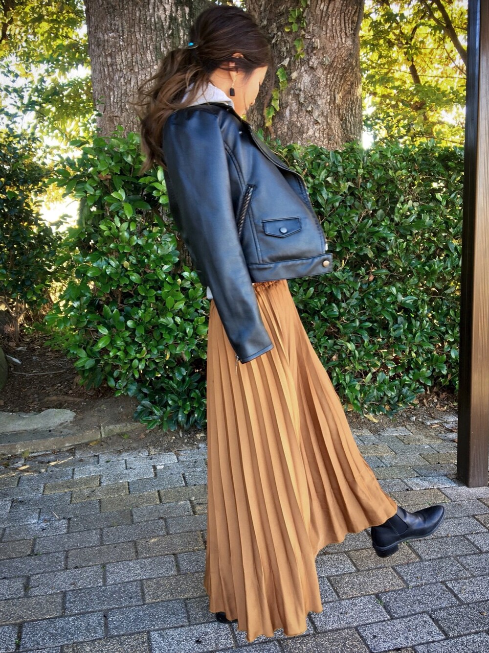 マニッシュなブラックシューズ