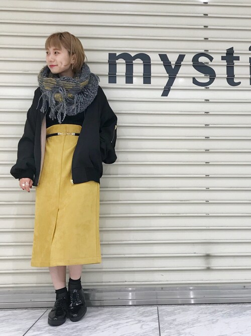 okada saki使用「mystic（【HIGHLA】HL/MA-1）」的時尚穿搭