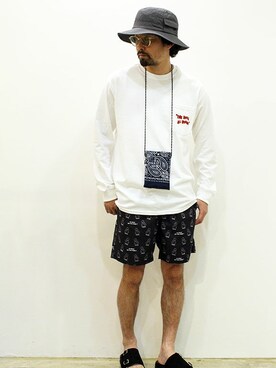 twothings&think使用「&. (アンド) " think person Board Shorts " Exclusive」的時尚穿搭