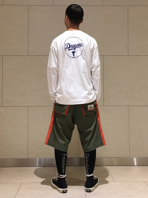 Kazuki Kawaharada使用「BEAUTY&YOUTH UNITED ARROWS（BY ロゴ ソックス）」的時尚穿搭