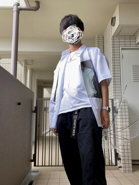 Aiden同学使用「KANGOL（∴WEGO/KANGOL バックプリントTシャツ）」的時尚穿搭