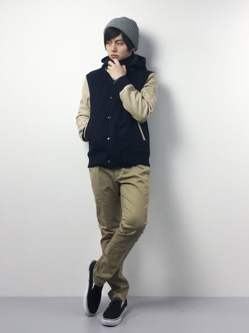 ZOZOTOWN泽村 量山さんのスタジャンを使っ