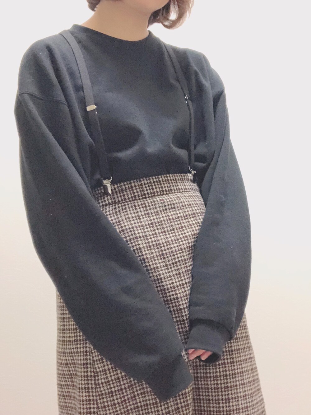 チェックパンツかわいい