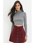 Forever 21 | FOREVER 21 Cropped Turtleneck Sweater(Knitwear)