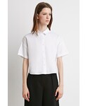 Forever 21 | FOREVER 21 Boxy Cotton-Blend Shirt(Shirts)