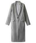 GRL | シャギーロングチェスターコート(西裝大衣)