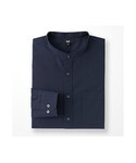 ユニクロ | MEN エクストラファインコットンブロードスタンドカラーシャツ（長袖）(襯衫)