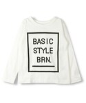 BRANSHES | ボックスプリント長袖Tシャツ(T恤)