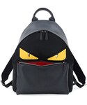 Fendi | Fendi Monster Eyes Leather/Nylon Backpack(Backpack)