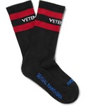 Vetements | Vetements Striped Stretch Cotton-Blend Socks(Socks)