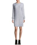 MICHAEL Michael Kors | MICHAEL Michael Kors Wool-Blend Crewneck Sweater Dress, Pearl Heather(洋裝)