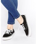 Vans | Vans Authentic Classic Black and White Lace Up Sneakers(Sneakers)