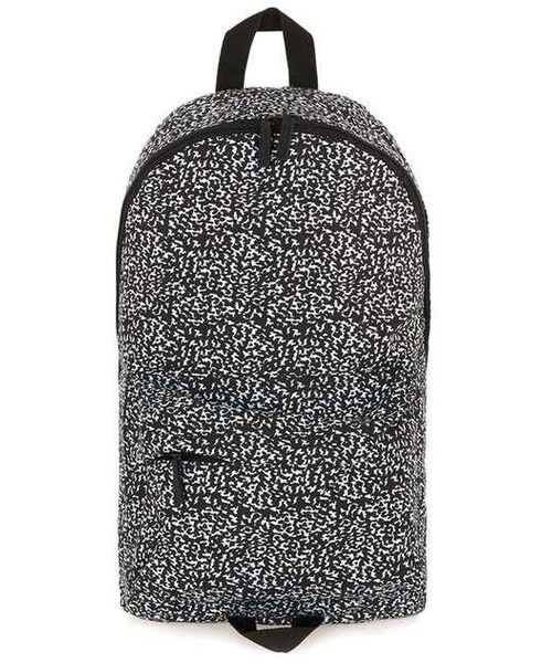 topman トップマン の black and white leopard print backpack