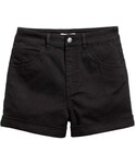 H&M | H&M - Twill Shorts High Waist - Black - Ladies(其他褲裝)
