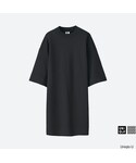 ユニクロ | ライトスウェットチュニック（7分袖）＋(T恤)