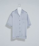 LIDnM | パイピングオープンカラーシャツ(襯衫)
