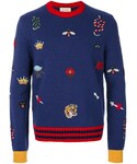 Gucci | Gucci - 刺繍セーター - men - ウール - S(針織衫)