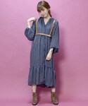 archives | ハーネス付ストライプワンピース(One piece dress)