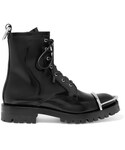 Alexander Wang | Alexander Wang - Lyndon Leather Ankle Boots - Black(Boots)
