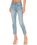 no brand | GRLFRND PETITE Karolina High-Rise Skinny Jean in Navy. - size 24 (also in 25,26,27,28,29,30)()