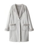 GRL | ノーカラーフェイクムートンコート(Sheepskin coat)