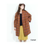 Sheson | Sheson(シーズン)Vネックチェックコクーンコート(Other outerwear)