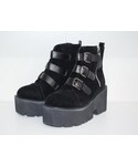 A.D.G | 3BELTED BLACK BOOTS(靴子)