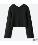 ユニクロ | コットンカシミヤラグランスリーブセーター（長袖）＋E(針織衫)