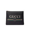 Gucci | Gucci - ウェブ クラッチバッグ - men - カーフレザー - ワンサイズ(Clutch)