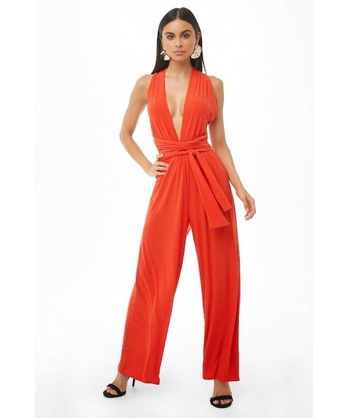 forever 21 halter jumpsuit