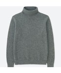 UNIQLO | プレミアムラムタートルネックセーター（長袖）(針織衫)