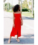 Urban Outfitters One piece dress "Urban Outfitters UO Onyx Linen Button-Front Midi Dress"