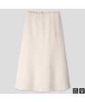 ユニクロ Skirt "ジャージーフレアスカート(丈標準73～77cm）"