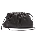 Bottega Veneta | Bottega Veneta - The Pouch Small Gathered Leather Clutch Bag - Womens - Black(Clutch)