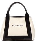 Balenciaga Tote "Balenciaga - Cabas S Tote Bag - Womens - Beige Multi"