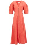 Mara Hoffman One piece dress "Mara Hoffman - Sophie Zip Front Midi Dress - Womens - Red"