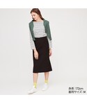 ユニクロ | デニムジャージースカート（丈標準73.5～77.5㎝）(裙子)