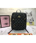 GUCCI Backpack "GUCCIグッチ574942　GGパターン ベルベット スモール バックパック"
