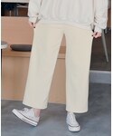 hotping | 5Colorsウエストストリングワイドリブパンツ(その他パンツ)