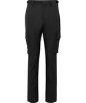 Burberry Pants "Burberry Black Slim-Fit Velvet-Trimmed Virgin Wool-Twill Cargo Trousers"